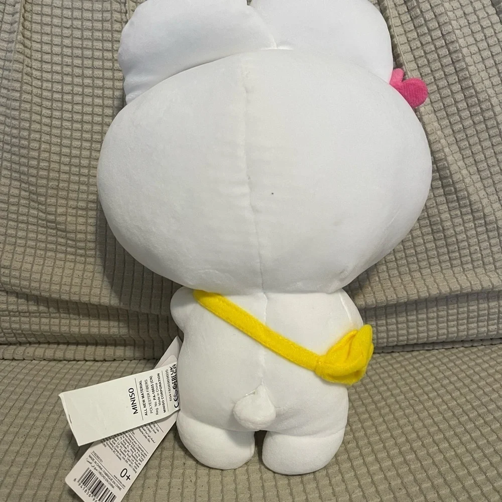 Ratara‎  White and Pink Stuffed Animal Plush Toy it brand new